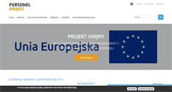 Desktop Screenshot of personelprofit.com.pl